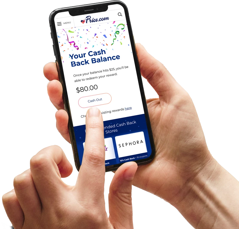 Earn cashback as you shop from Price.com