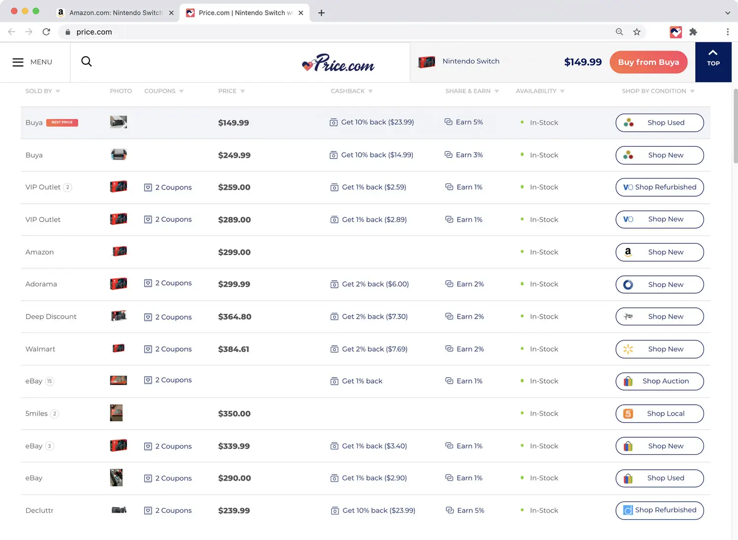 Compare all your options on Price.com