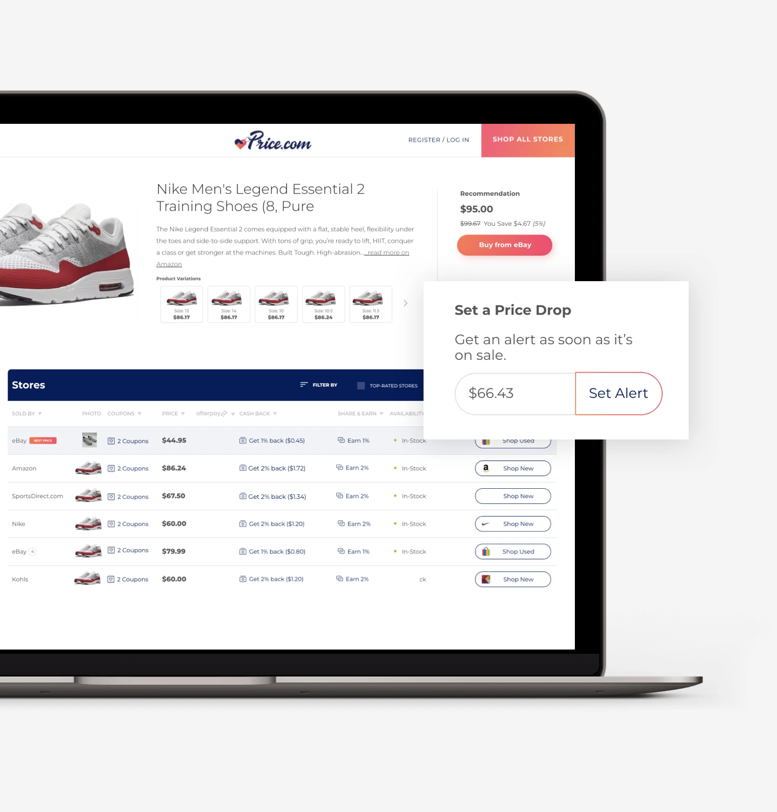 Set Price Drops