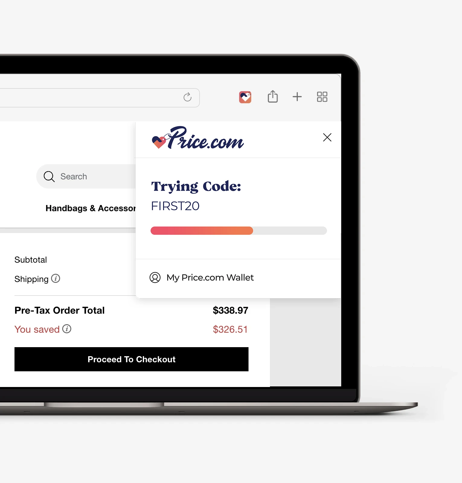 Automatic Coupon Savings with Price.com