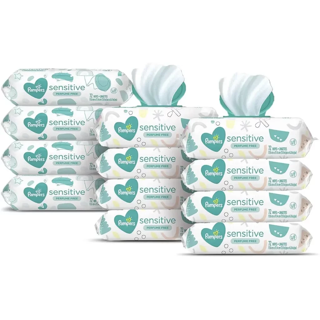 Baby Wipes, Pampers Sensitive Water Based Baby Diaper Wipes